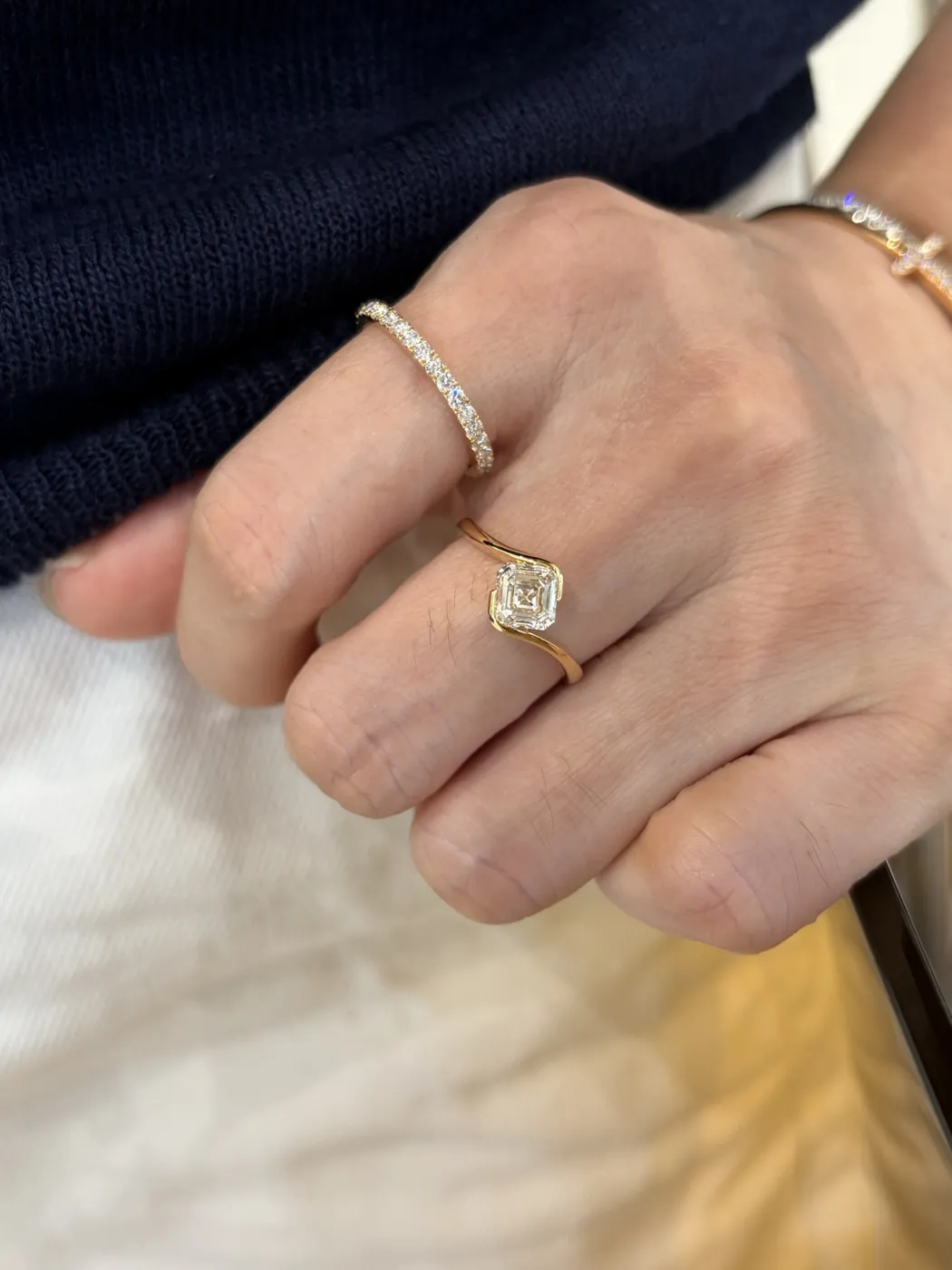 Кольцо «Ашер» в винтажном стиле, 1 ct — фото 2