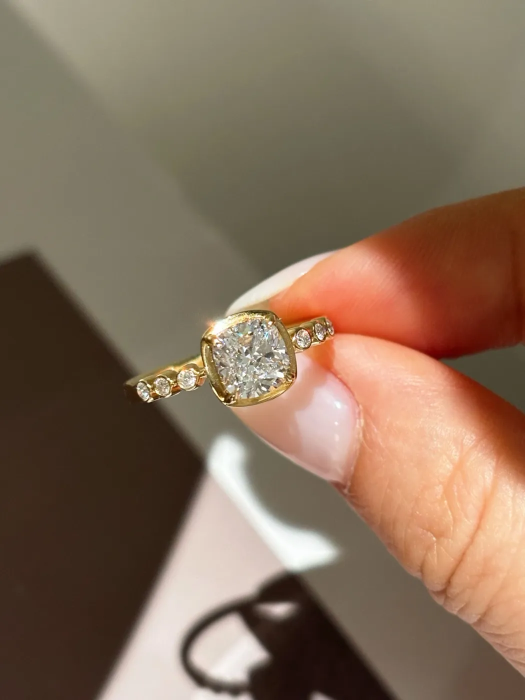 Кольцо «Круг» с витой шинкой, 1 ct — фото 1