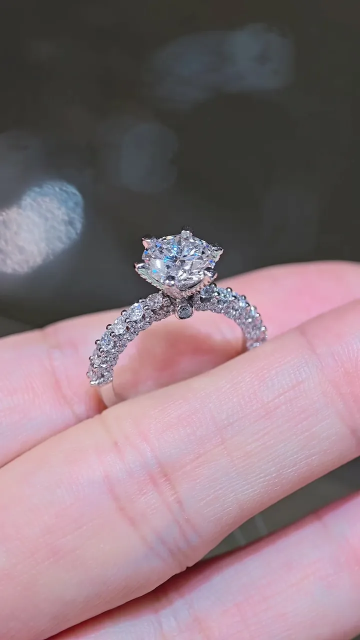 Кольцо «Лунный свет» с бриллиантом «Круг», 2,03 ct — фото 1