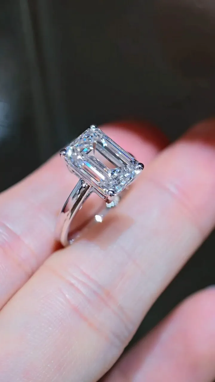Кольцо-солитер «Изумруд», 5,06 ct — фото 1