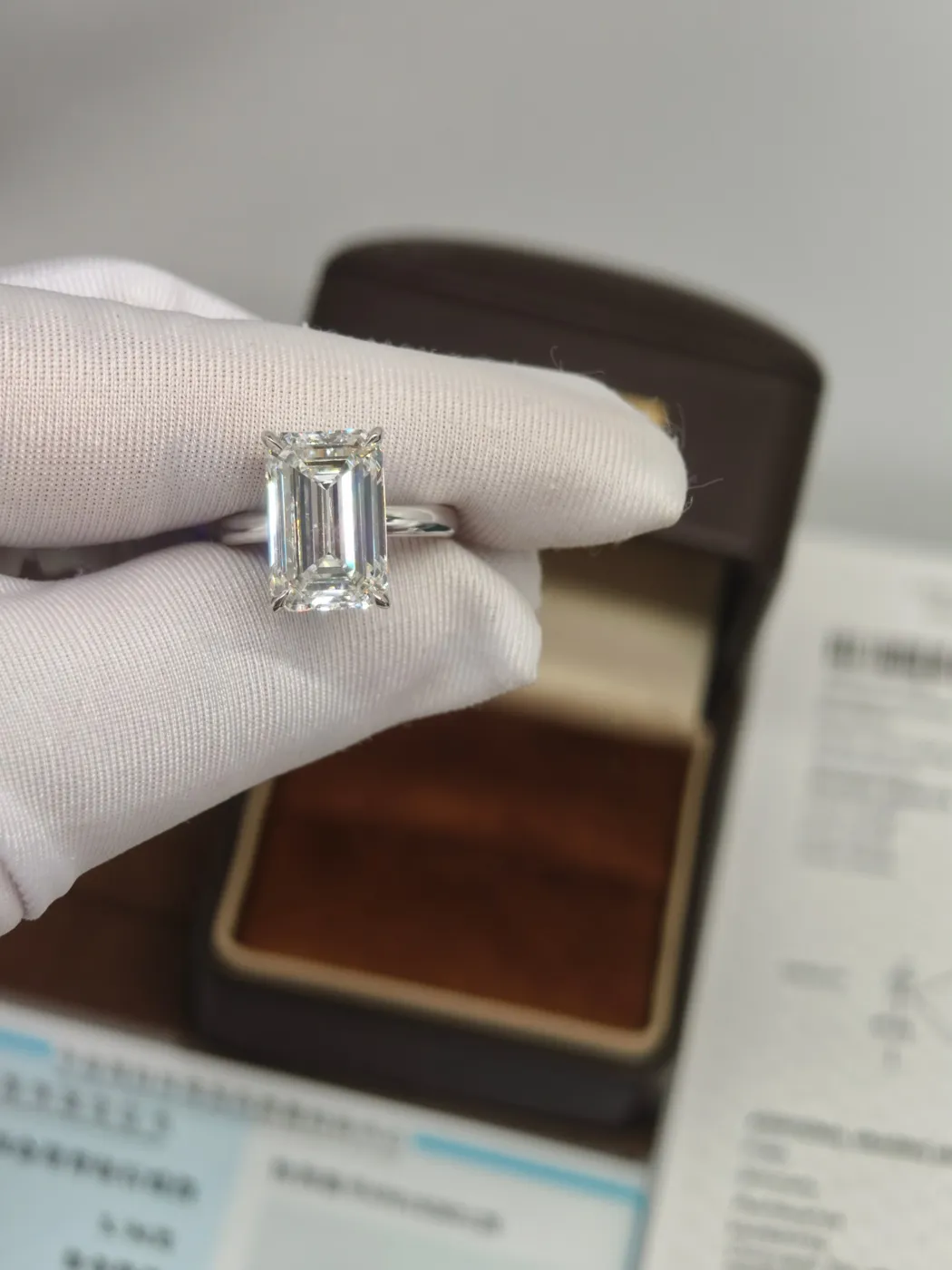 Кольцо-солитер «Изумруд», 8 ct — фото 1