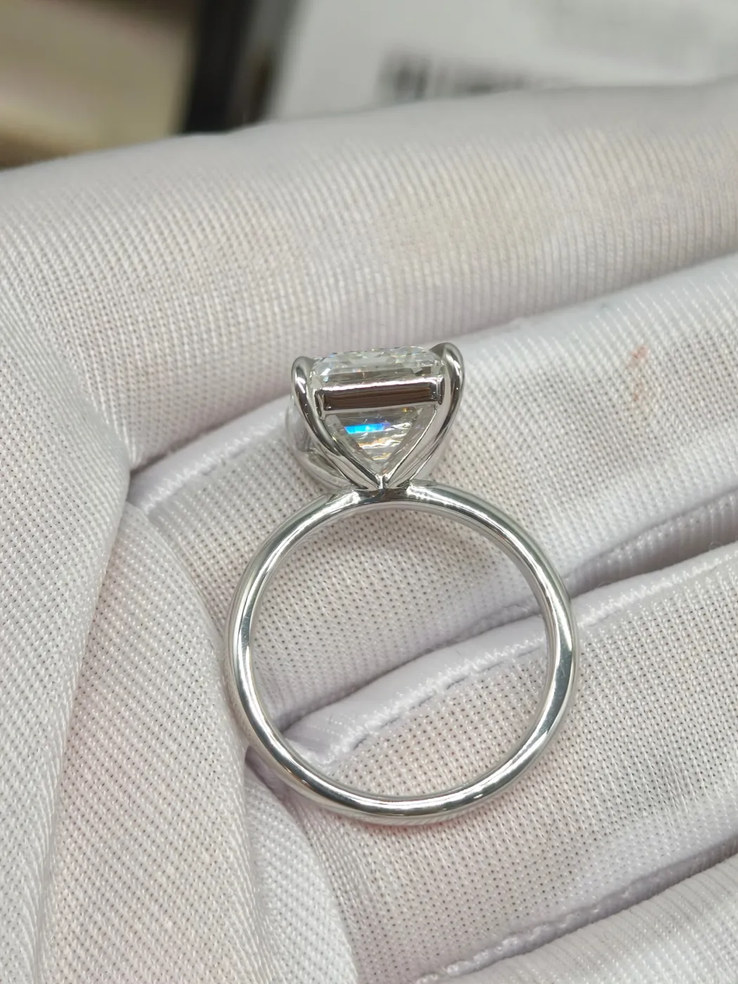 Кольцо-солитер «Изумруд», 8 ct — фото 3