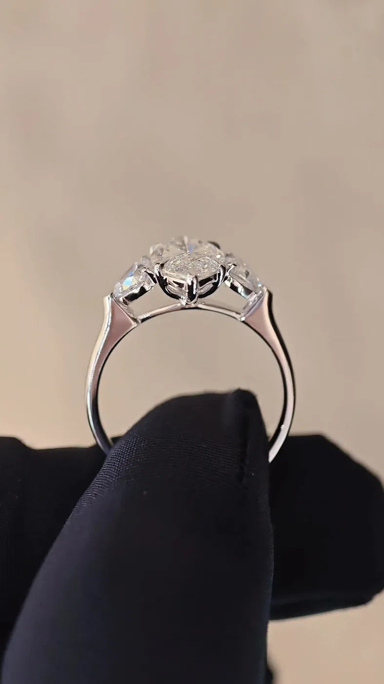 Кольцо-солитер «Маркиз», 2,38 ct — фото 5