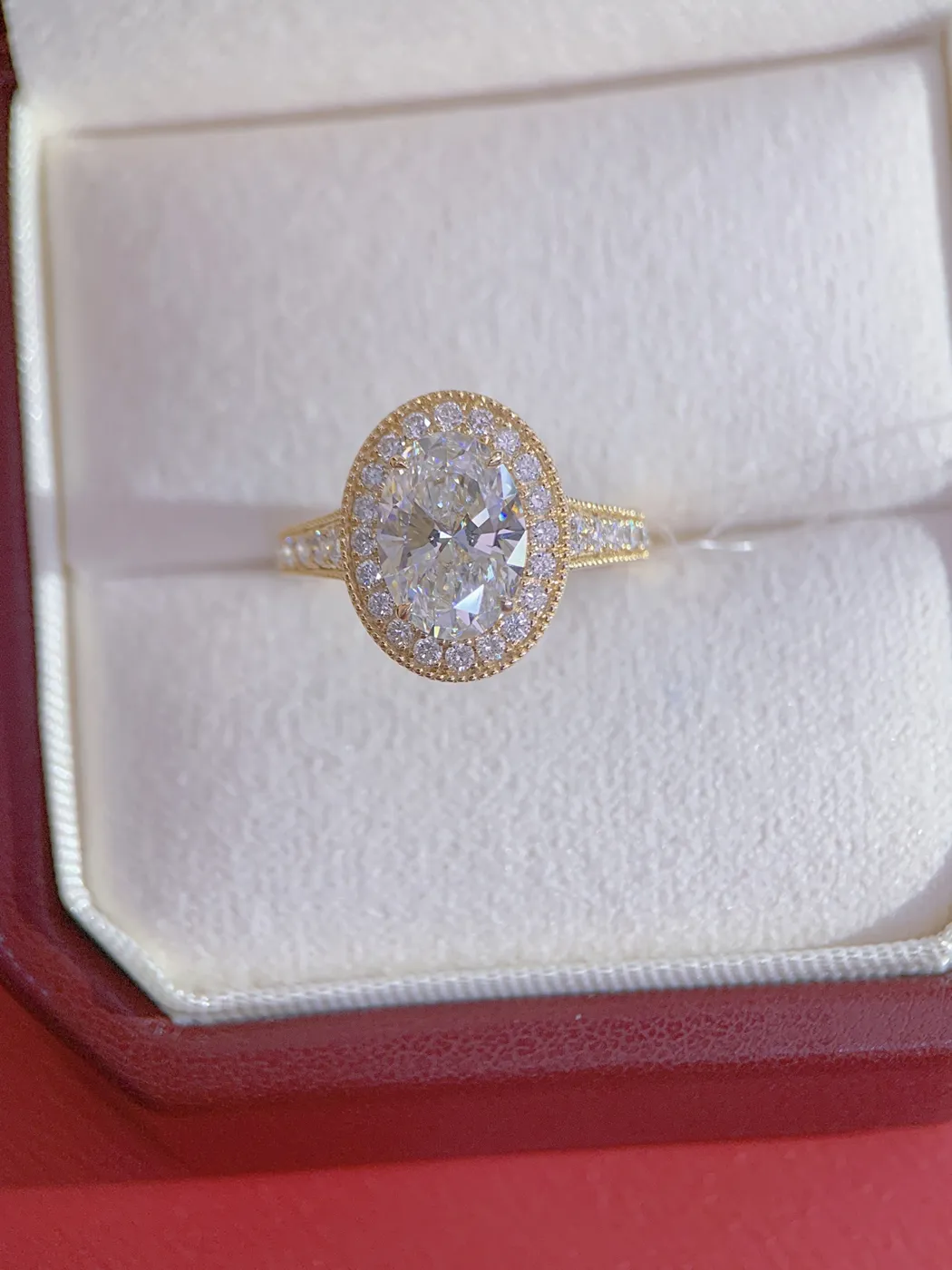 Кольцо-солитер «Овал», 2,02 ct — фото 1