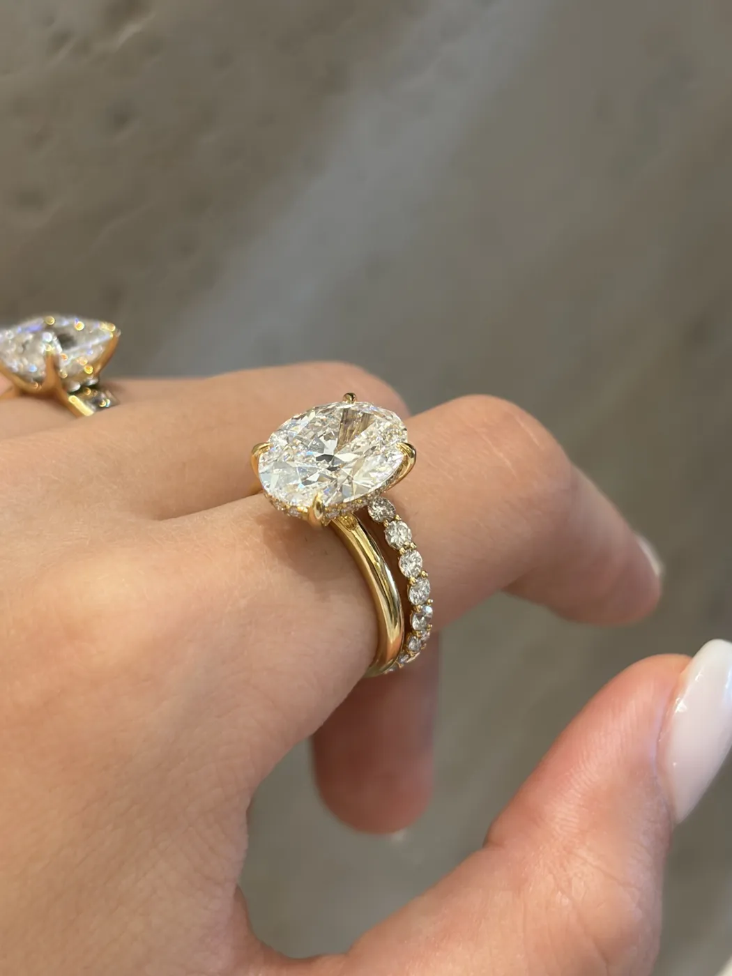Кольцо-солитер «Овал», 5 ct — фото 3
