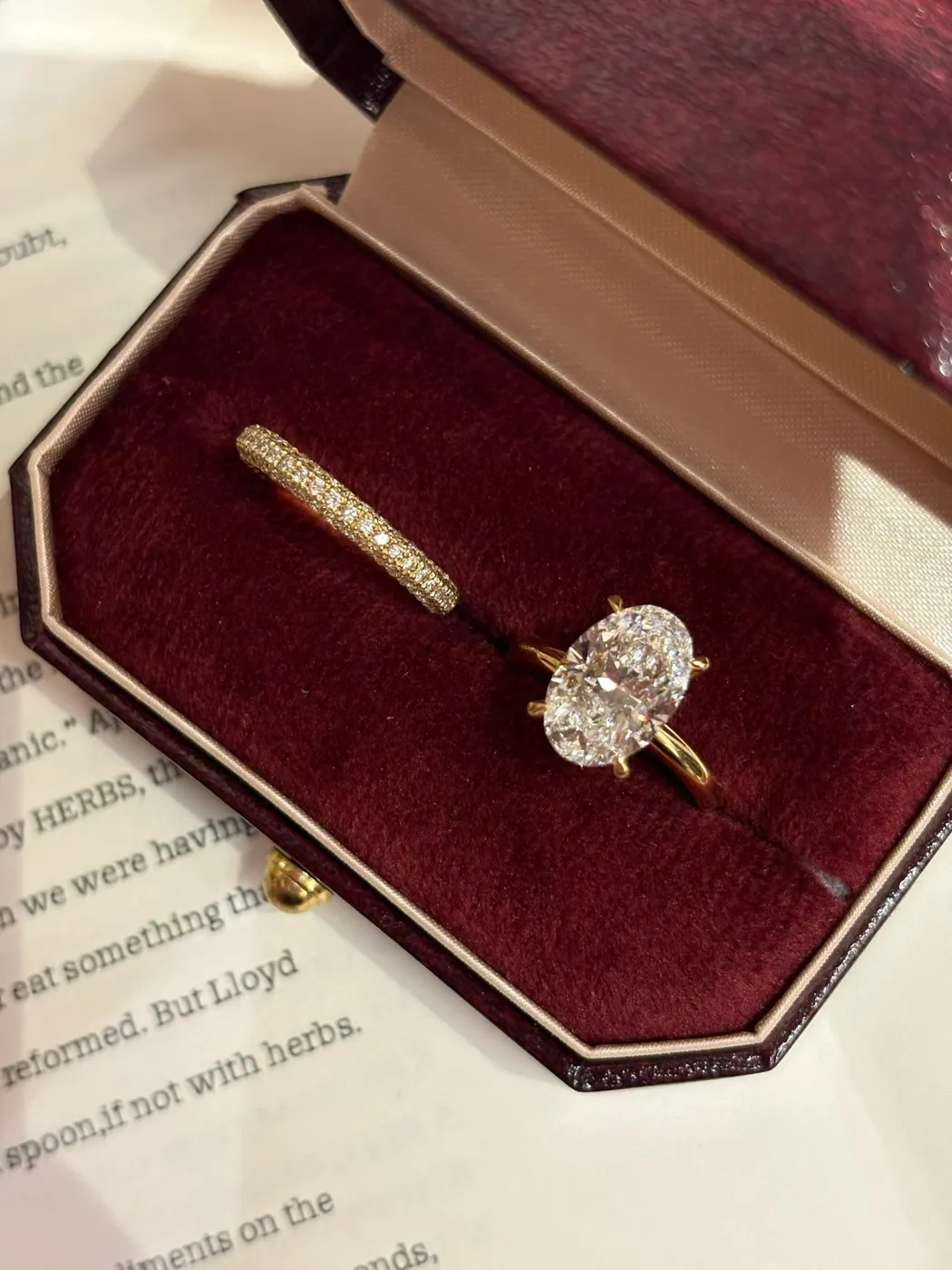Кольцо-солитер «Овал» на тонкой шинке, 3 ct — фото 1