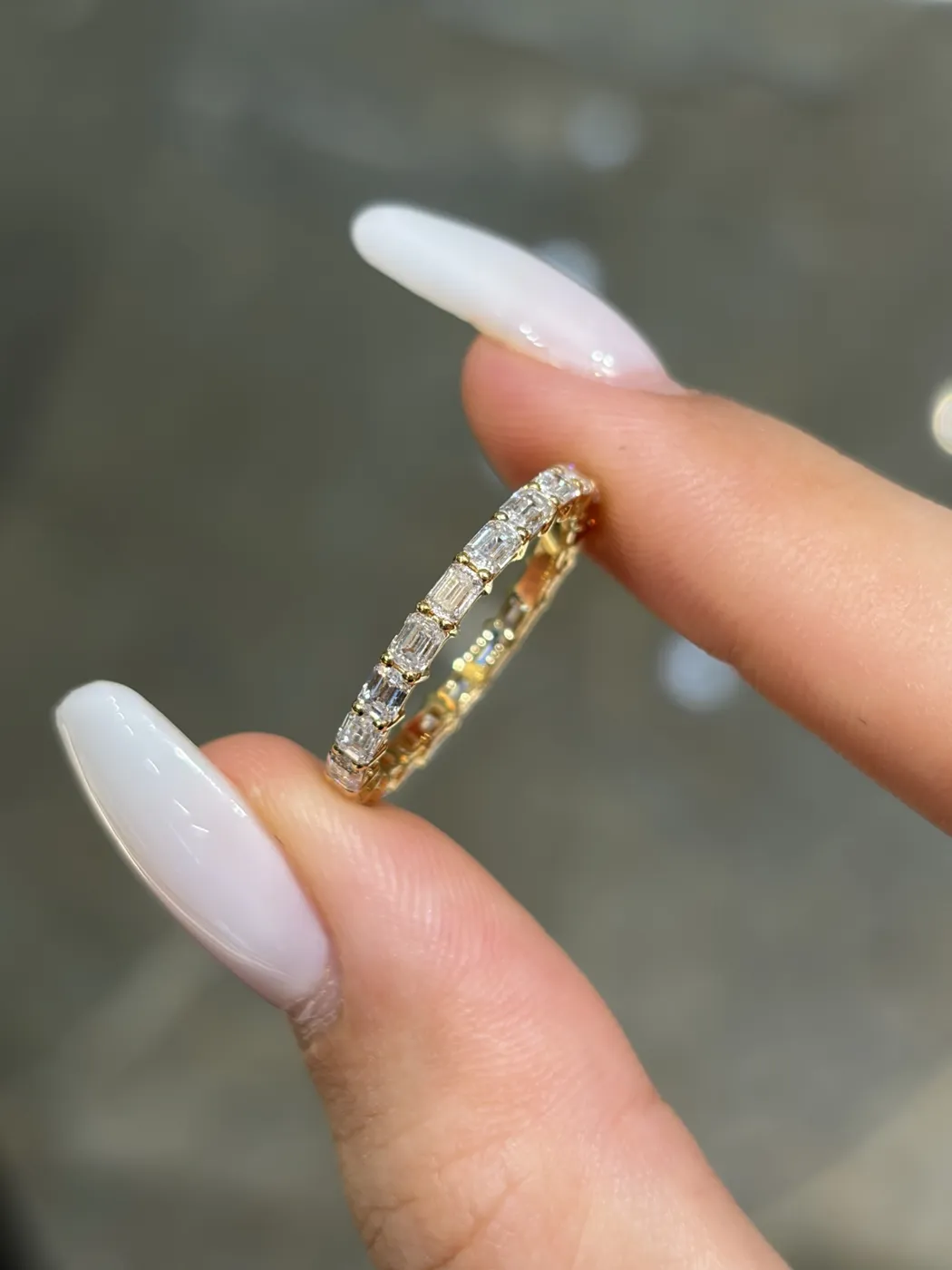 Кольцо Toi et Moi «Изумруд и груша», 3 + 2 ct — фото 3