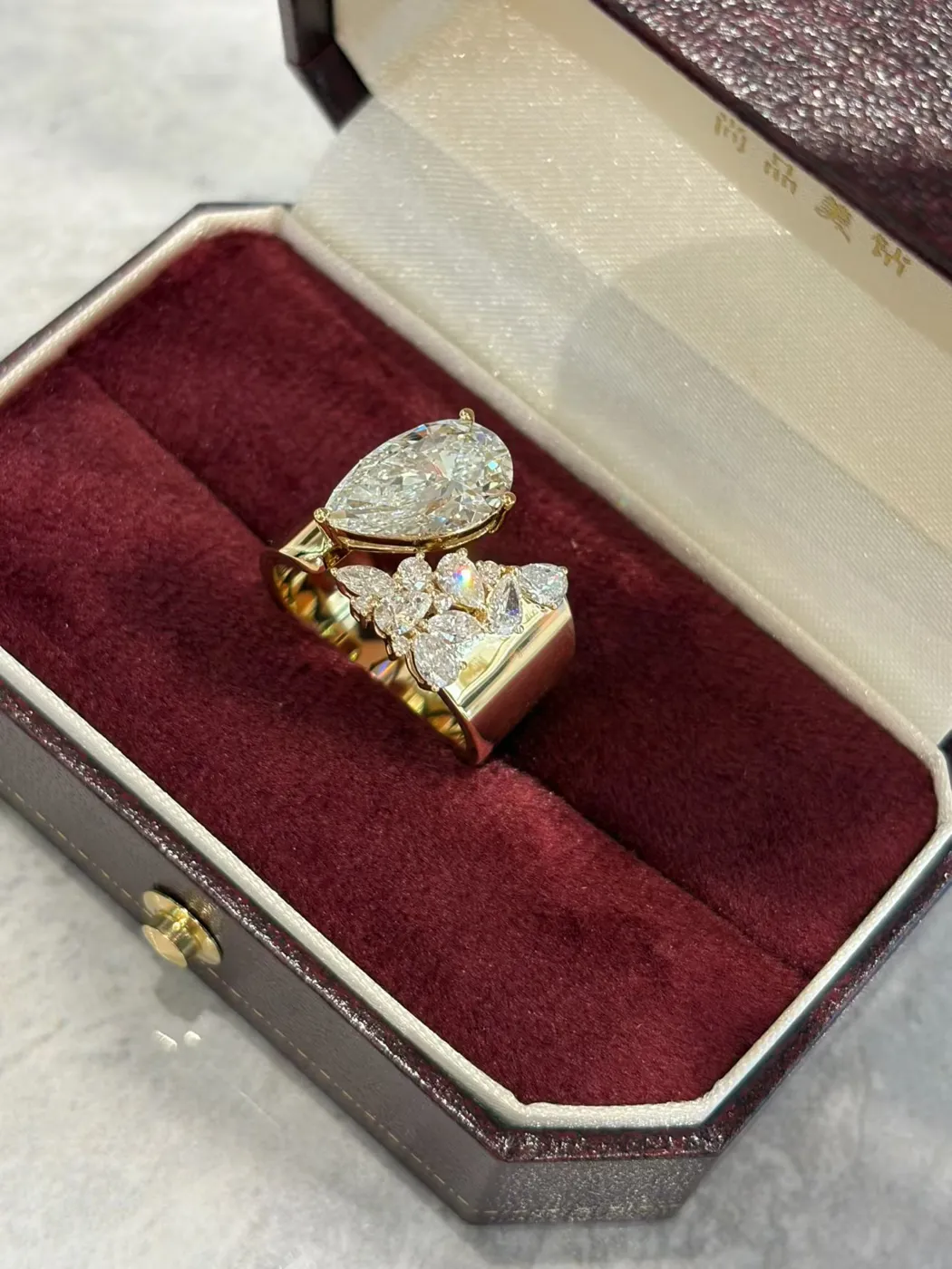 Кольцо Toi et Moi на массивной шинке, 3 ct — фото 3
