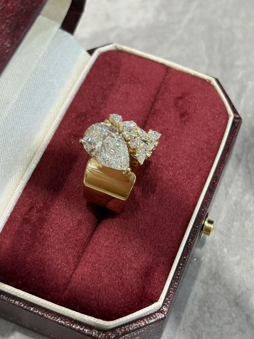 Кольцо Toi et Moi на массивной шинке, 3 ct — фото 4