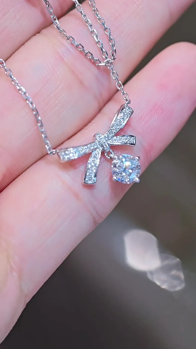 Подвеска «Бант», 0,53 ct — фото 3
