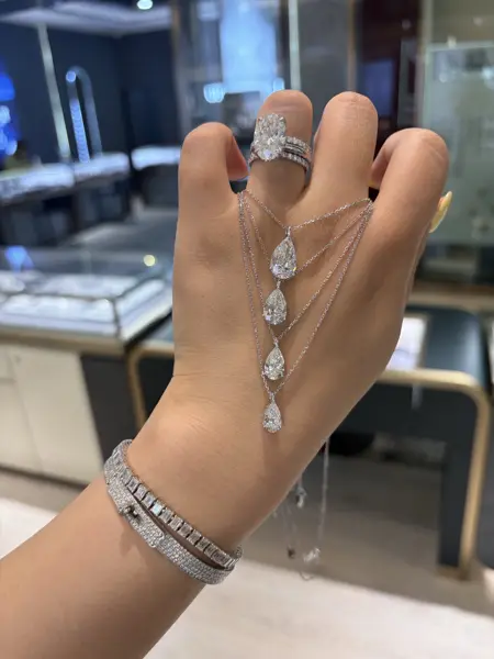Подвеска «Груша», 1 ct