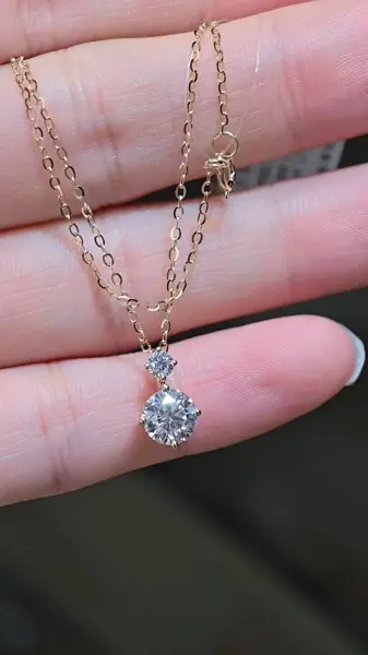 Подвеска «Круг», 1,03 ct
