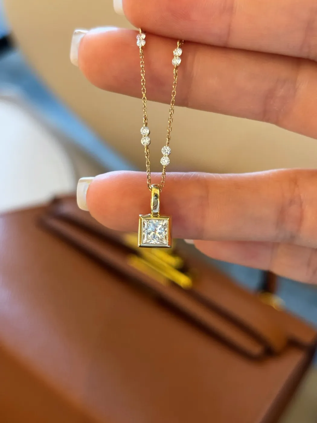 Подвеска «Кушон», 0,5 ct — фото 2