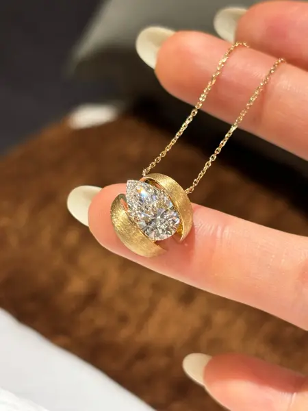 Подвеска «Кушон», 2 ct