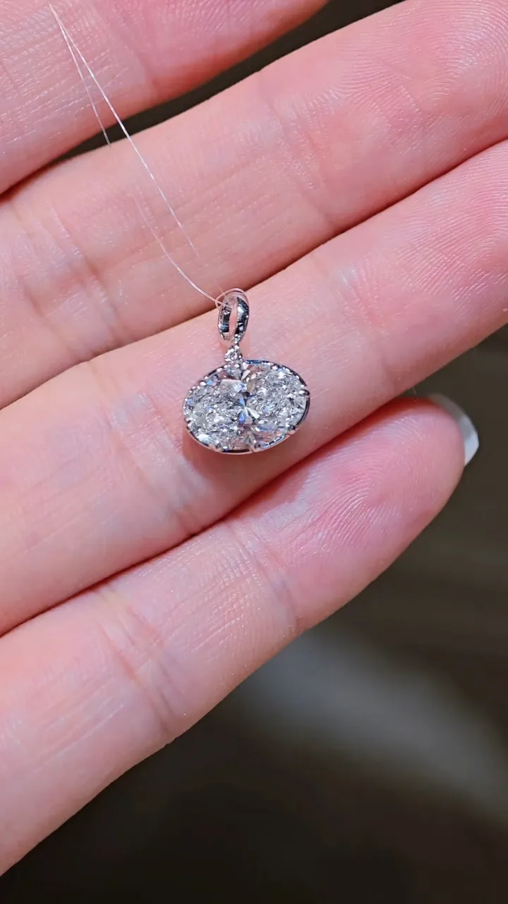 Подвеска «Овал», 2,03 ct — фото 1