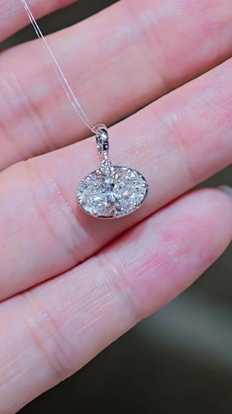 Подвеска «Овал», 2,03 ct — фото 3