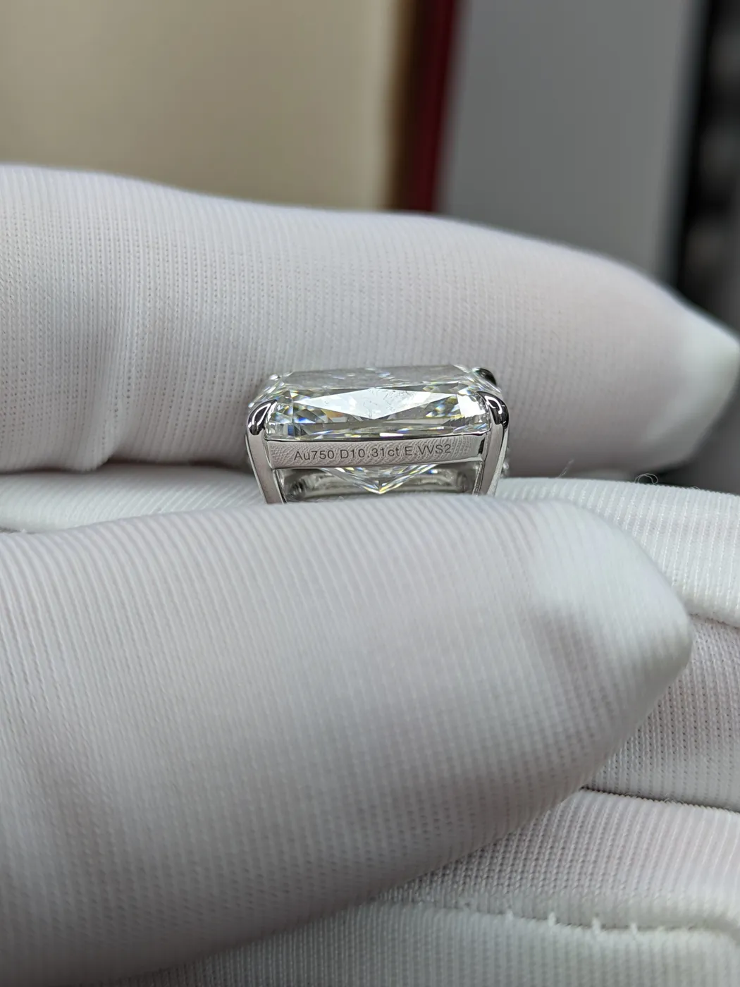 Подвеска «Радиант» на двойной цепи, 10 ct — фото 5