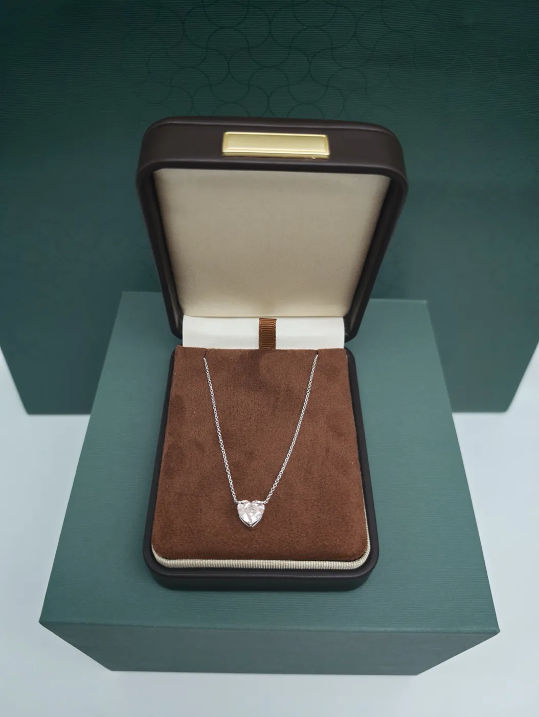 Подвеска с розовым бриллиантом «Сердце», 2 ct — фото 1