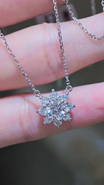 Подвеска «Цветок», 1,03 ct