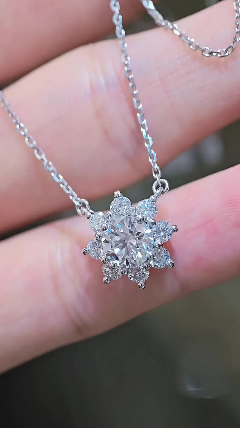 Подвеска «Цветок», 1,03 ct — фото 2