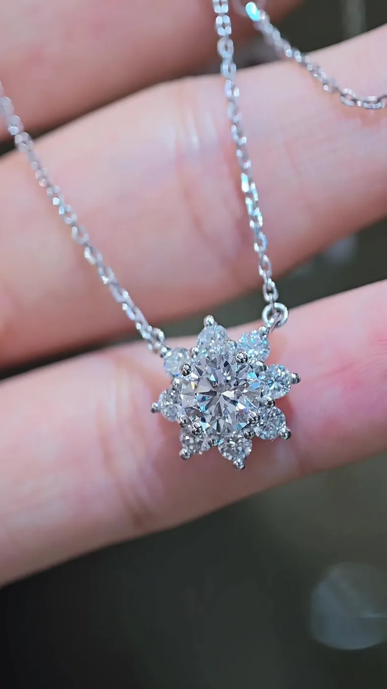 Подвеска «Цветок», 1,03 ct — фото 3