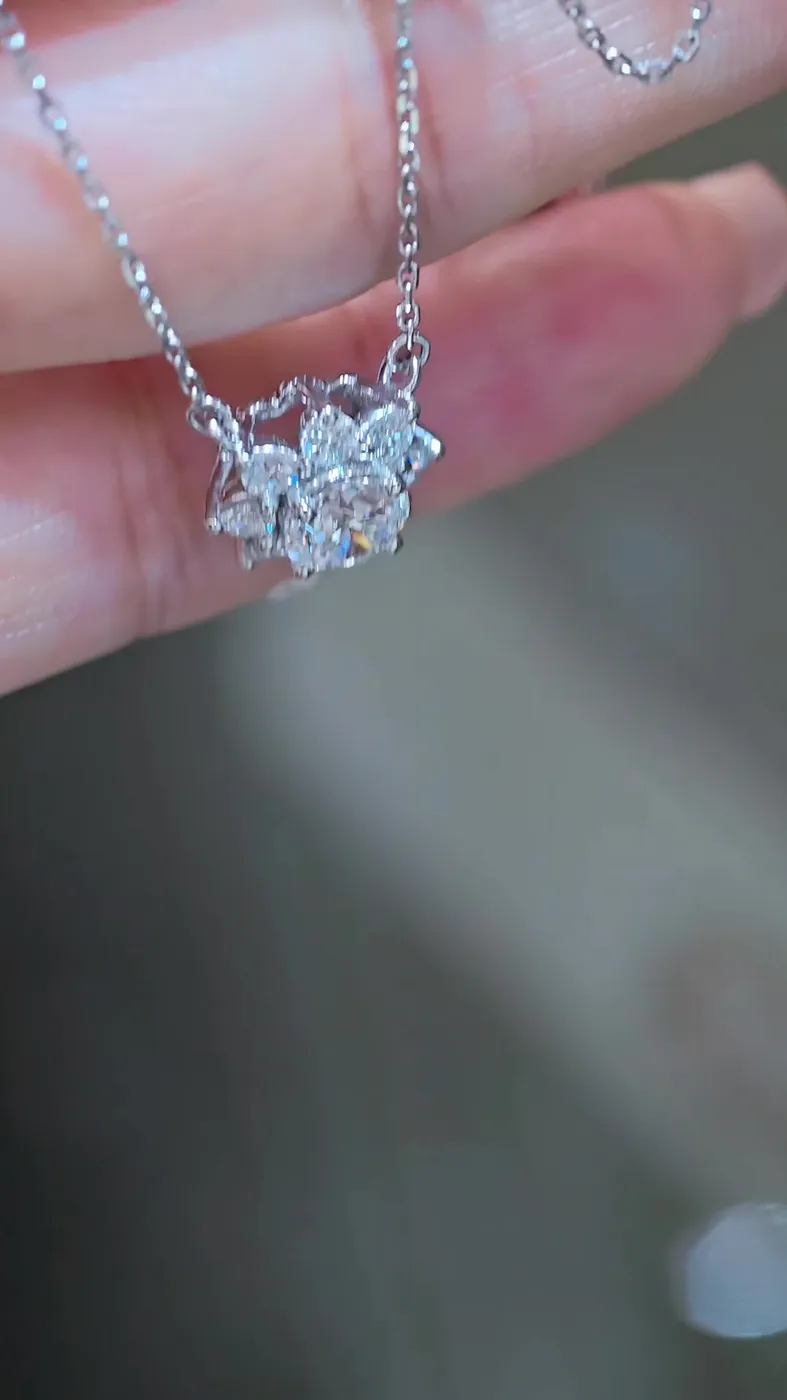 Подвеска «Цветок», 1,03 ct — фото 4