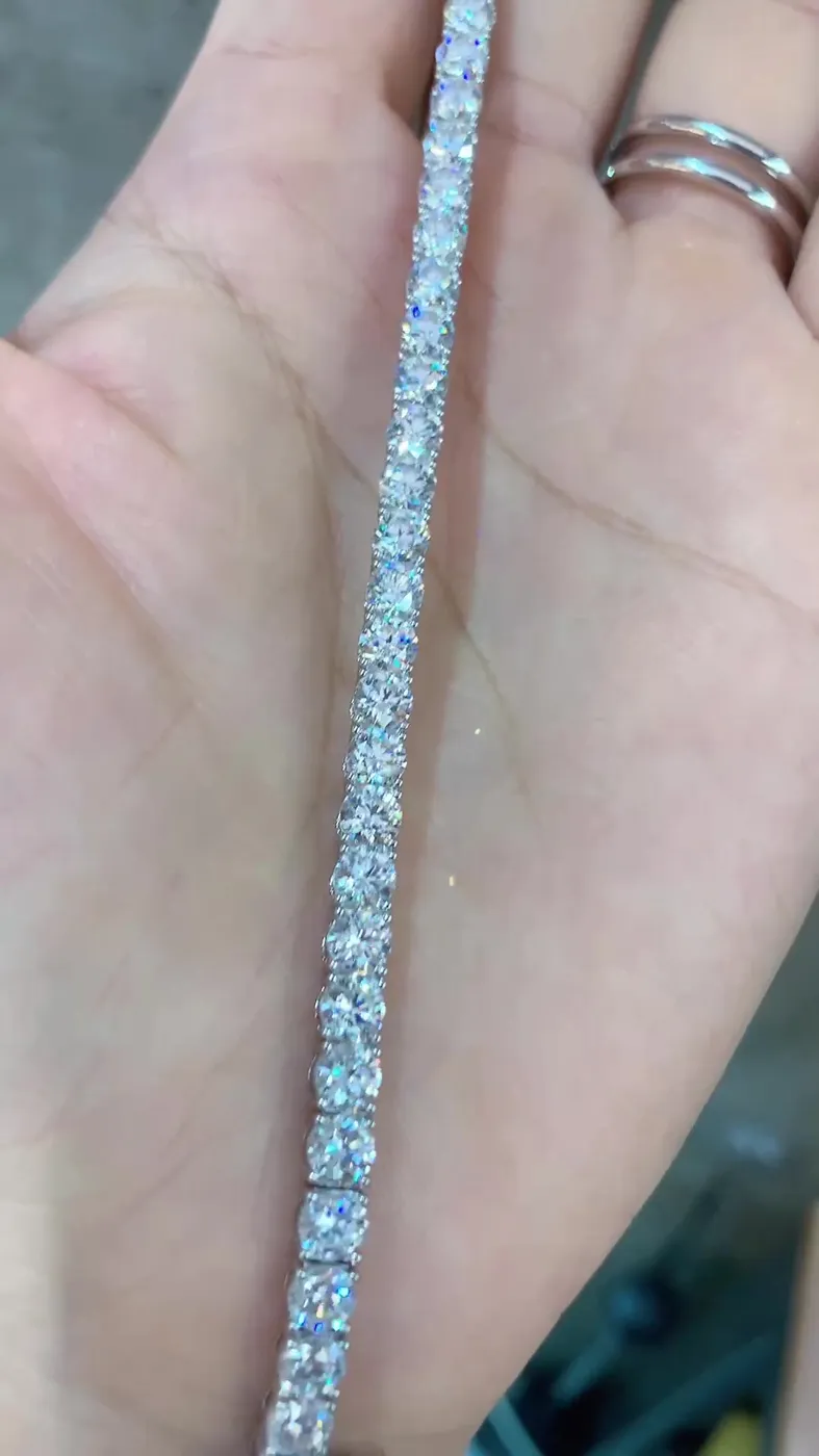 Теннисный браслет «Круг», 12 ct — фото 2