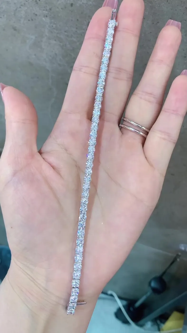 Теннисный браслет «Круг», 12 ct — фото 3