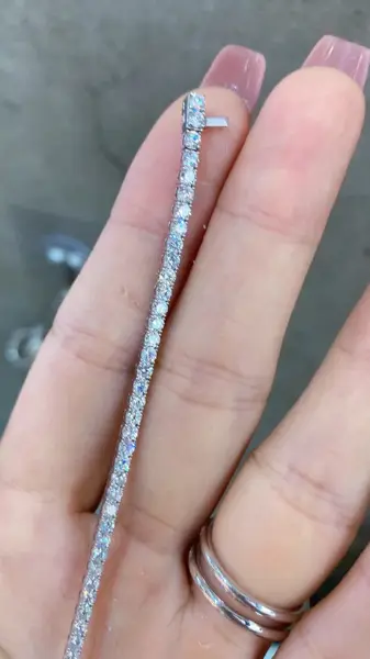 Теннисный браслет «Круг», 3,4 ct