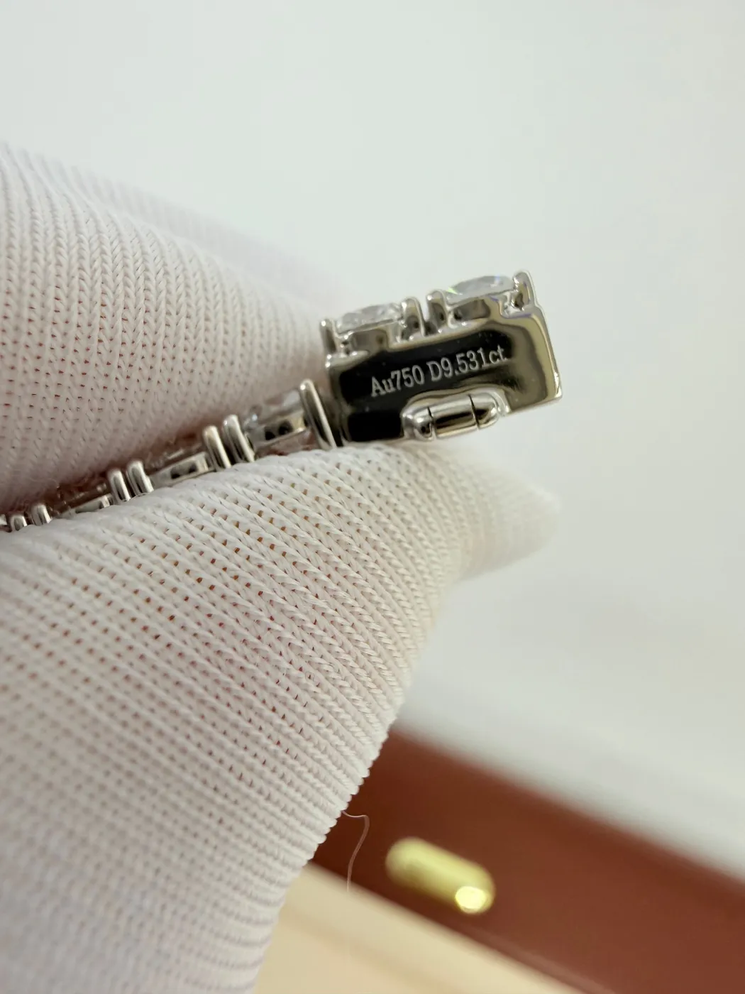 Теннисный браслет «Круг», 9,5 ct — фото 4